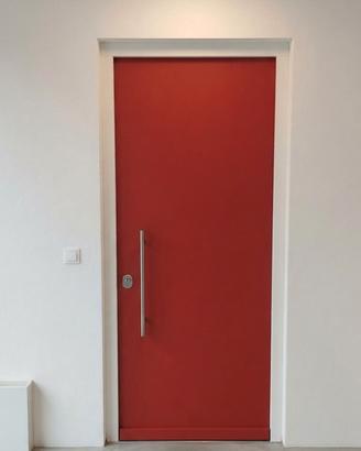 Porta blindata Dierre rossa e bianca