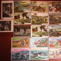 Cartoncini Pubblicitari antichi-17 pezzi anni 1914