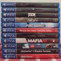 Lotto 11 Giochi PS4 - Sconto per acquisti multipli