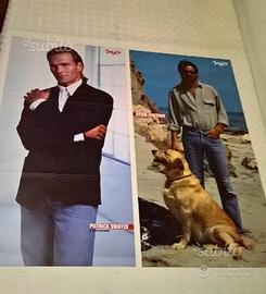 Poster Patrik Swayze e Kevin Costner sex-symbol 90