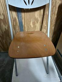 sedie legno/metallo usate