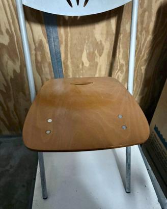 sedie legno/metallo usate