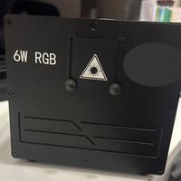Laser 6 watt rgbw
