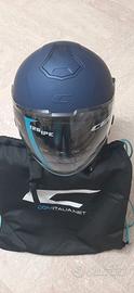 Casco jet CGM 126A IPE MONO Blu satinato