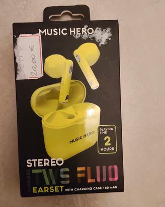 cuffie senza filo/bluetooth music hero