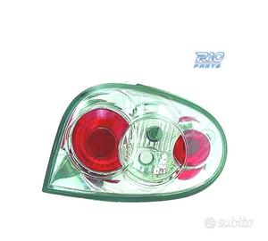 FANALI RENAULT MEGANE 96-99 LED FONDO CROMATO