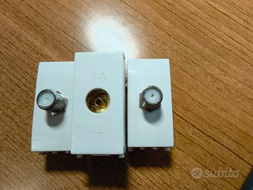 presa tv & sat vimar plana compatibile