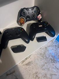 2 Controller xbox one+adatt x cuffie+batteria rica