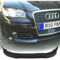 SPOILER LABBRO ANTERIORE AUDI A3 8P 8PA 03-08 LOOK