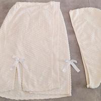 Set Bagno/Spa 100% Cotone - Pareo + Turbante capel