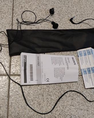 Cuffie Sony MDR-E9LP, 6 Minidisc, manuale CDP-M72