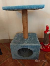 kit gatto con tiragraffi 
