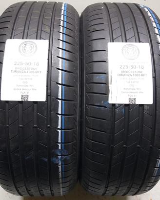 2 GOMME 225 50 18 BRIDGESTONE A75095