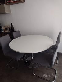 Tavolo tondo bianco