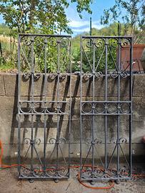 2 Inferriate in ferro per finestre 128,5 x 45