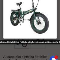 Fatbike Vulcano 20' 4.0 pieghevole velocita'60km/h