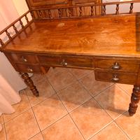 scrivania antica in noce