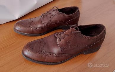 scarpe classiche uomo vera pelle n.42 robuste 