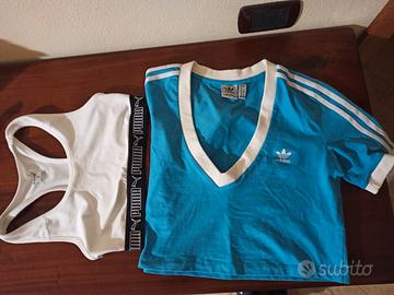 Top Puma e maglietta Adidas 