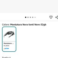 occhiali con videocamera 