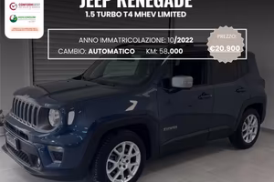 JEEP Renegade 1.5 Turbo T4 MHEV Limited