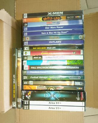 Lotto 21 giochi pc nuovi incellophanati