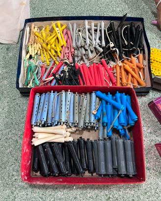 set di bigodini per permanente