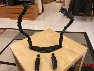 Staffa  30 cm + braccetti flex  15 snodi
