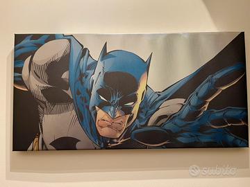 Batman Quadro su tela Decorata 80x40cm