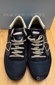 Philippe Model Tropez Uomo suede blu 43 OTTIME