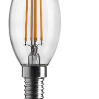 Lampade a led "shot" stick oliva E14 luce calda K