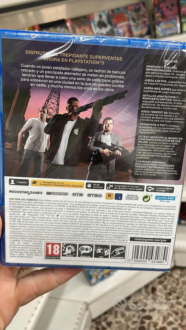 GTA 5 per Ps5 NUOVO sigillato - Console e Videogiochi In vendita a Napoli