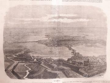 MANTOVA stampa originale 1866 pagine di rivista