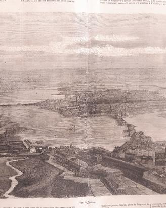 MANTOVA stampa originale 1866 pagine di rivista