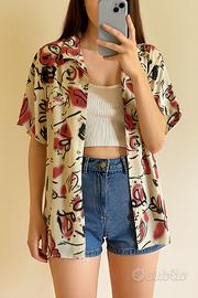 Camicia vintage oversize fantasia pop romantica