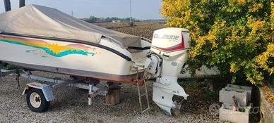 Barca open 70hp evinrude