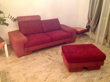 Divano usato + pouf