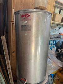 2 Serbatoi acciaio inox olio