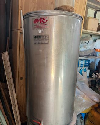 2 Serbatoi acciaio inox olio