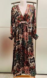 Vestito midi satinato tg xs Zara