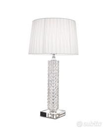 FANTIN ARGENTI lampada in cristallo DIAMANTE tonda