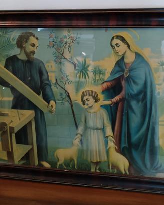 quadro religioso antico  vintage d epoca