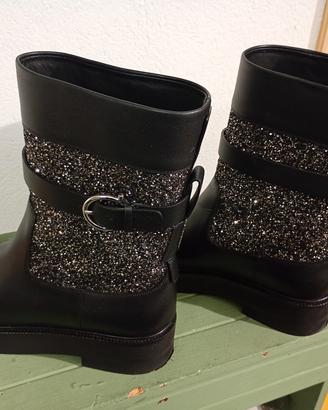 anfibi scarpone  Nero  ferragamo 