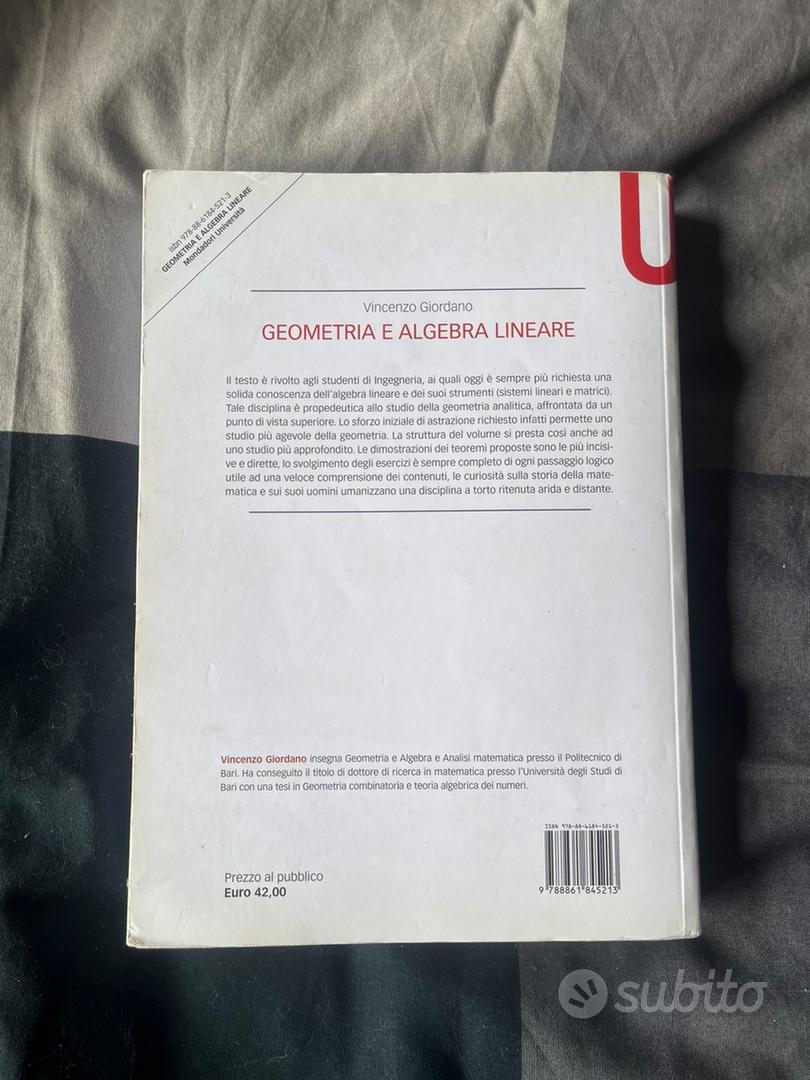 Analisi matematica 1. Con elementi di algebra lineare (USATO