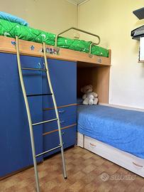 Cameretta completa ragazzi - con letto a castello