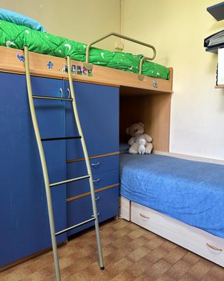 Cameretta completa ragazzi - con letto a castello