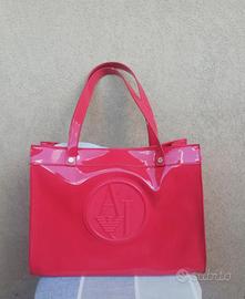 Borsa Armani Jeans vernice