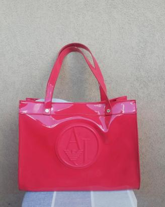 Borsa Armani Jeans vernice
