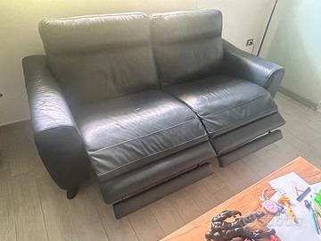 Divano doppia sedita poltronesofà vera pelle