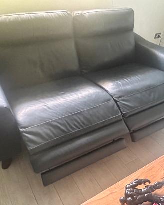 Divano doppia sedita poltronesofà vera pelle